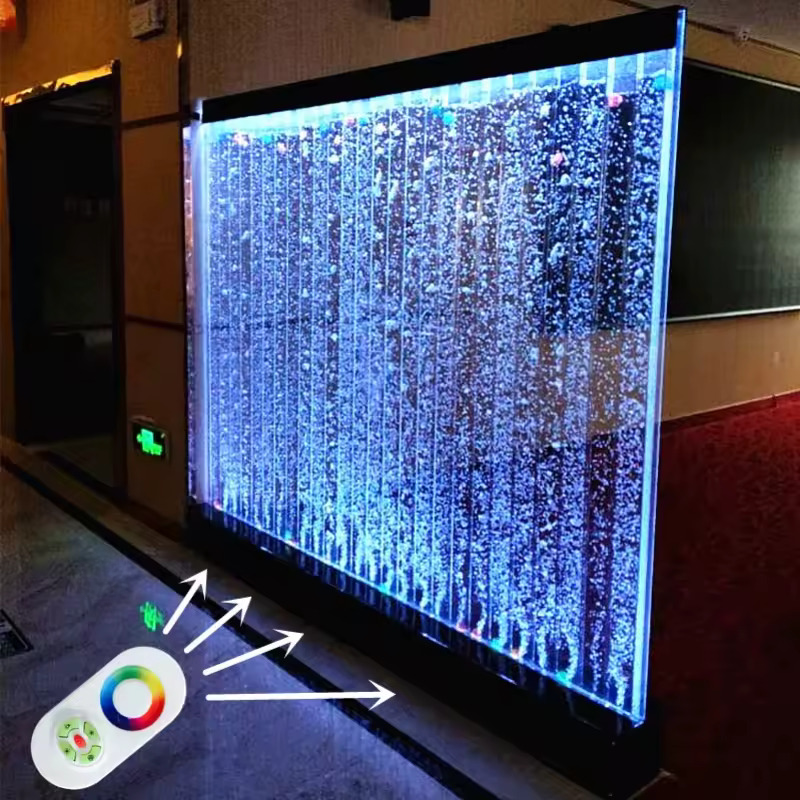 LUMENFLOW™ Color-Changing LED Bubble Wall Divider